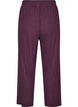 Pantalon en jersey c&ocirc;tel&eacute; &agrave; jambes amples, Violet, Packshot image number 1