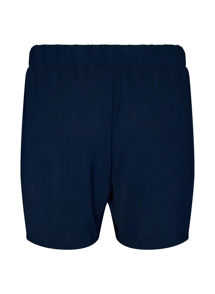 Short avec poches et ceinture &eacute;lastique, Bleu, Packshot image number 1