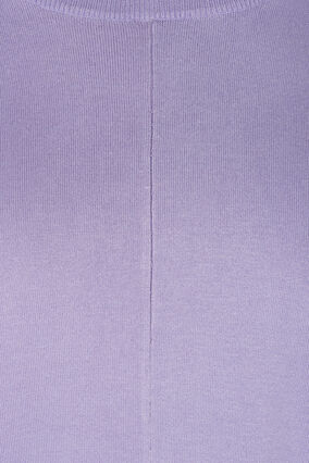 Pull en tricot avec bords côtelés, Lavender, Packshot image number 2