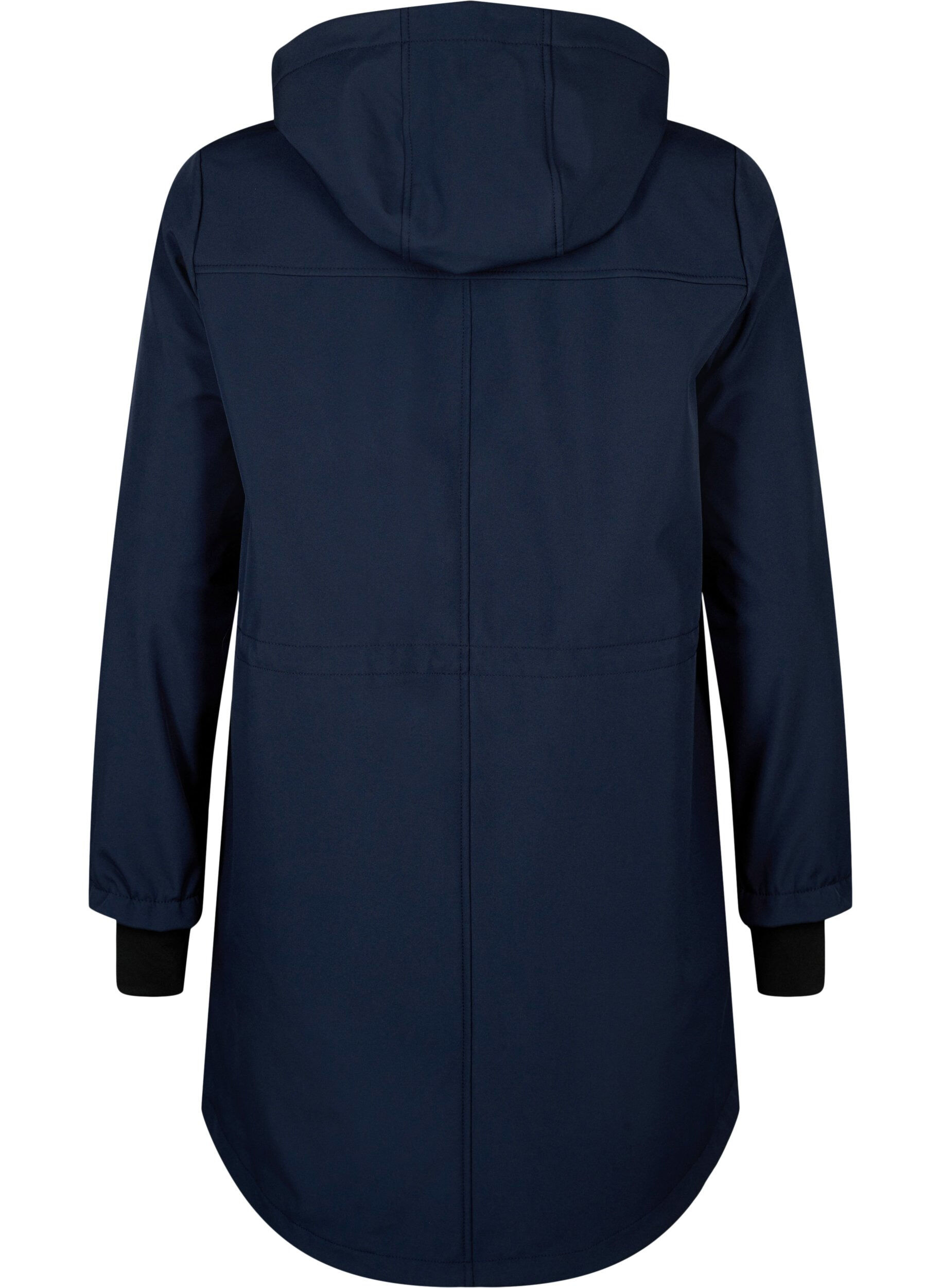 ZizziVeste softshell avec capuche amovible, Bleu, Packshot image number 1