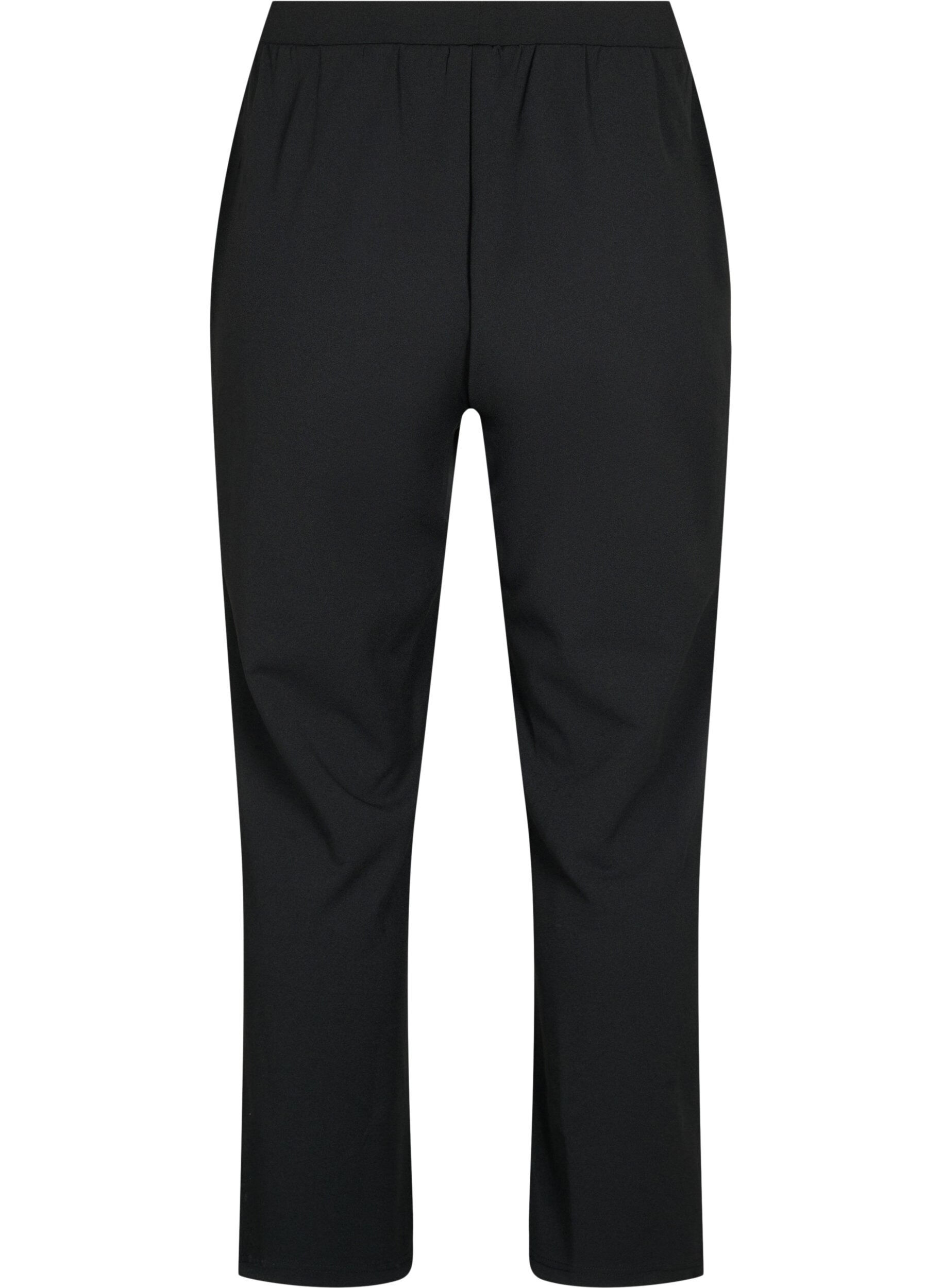 Zizzi FLASH - Pantalon &agrave; coupe droite, Noir, Packshot image number 1