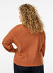 Cardigan en tricot côtelé avec boutons, Orange, Model image number 2