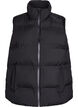 Doudoune sans manches courte avec col montant, Noir, Packshot image number 0