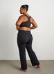 Legging d'entra&icirc;nement bootcut avec taille haute, Noir, Model image number 1