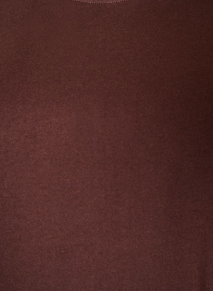 T-shirt Basic &agrave; manches longues, Marron, Packshot image number 2