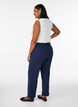 Pantalon &agrave; coupe droite, Bleu, Model image number 2