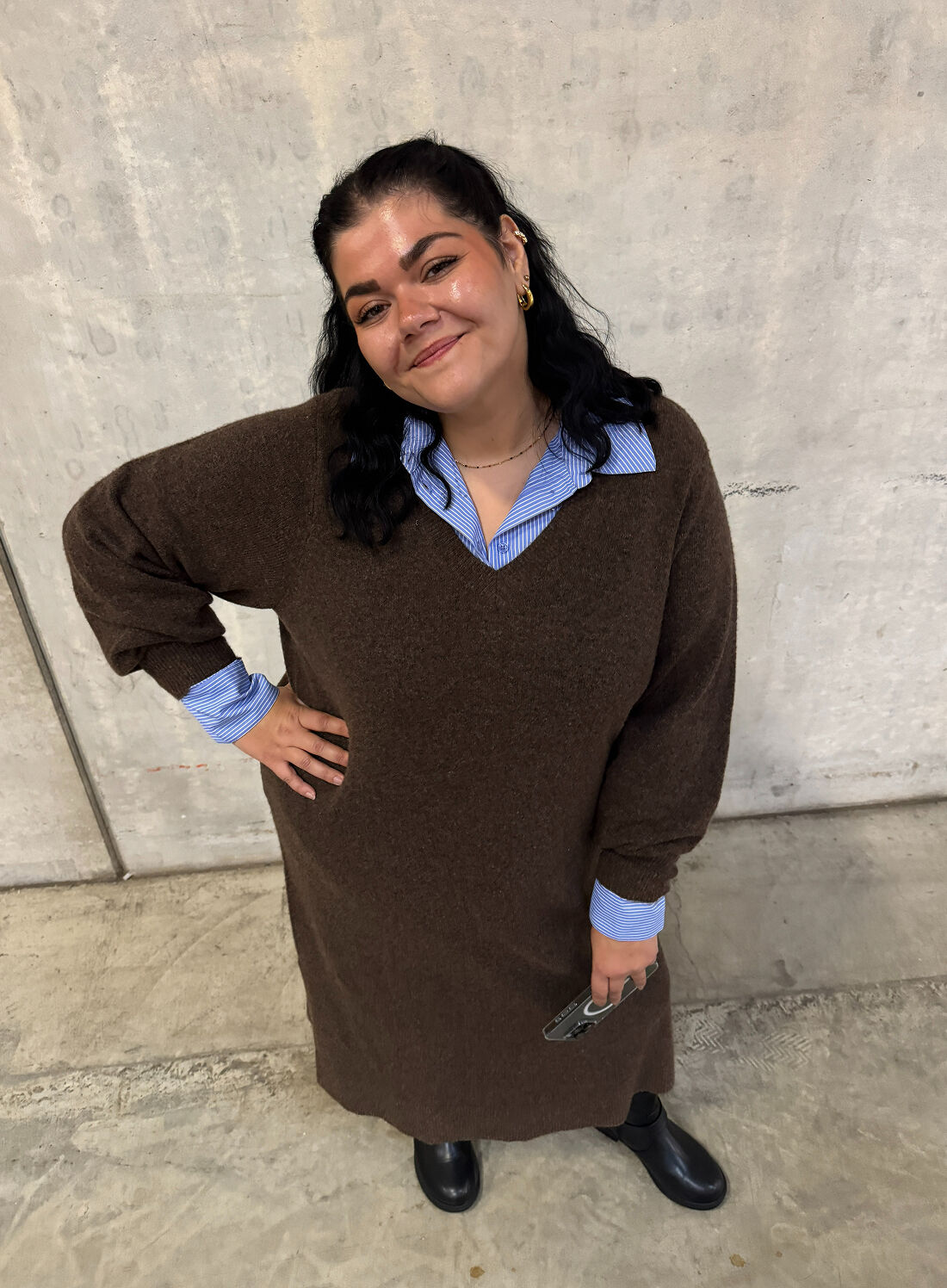 Nuances brunes et bleues, , Model