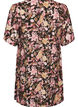 Robe courte coupe &eacute;vas&eacute;e avec col en V, Rose, Packshot image number 1
