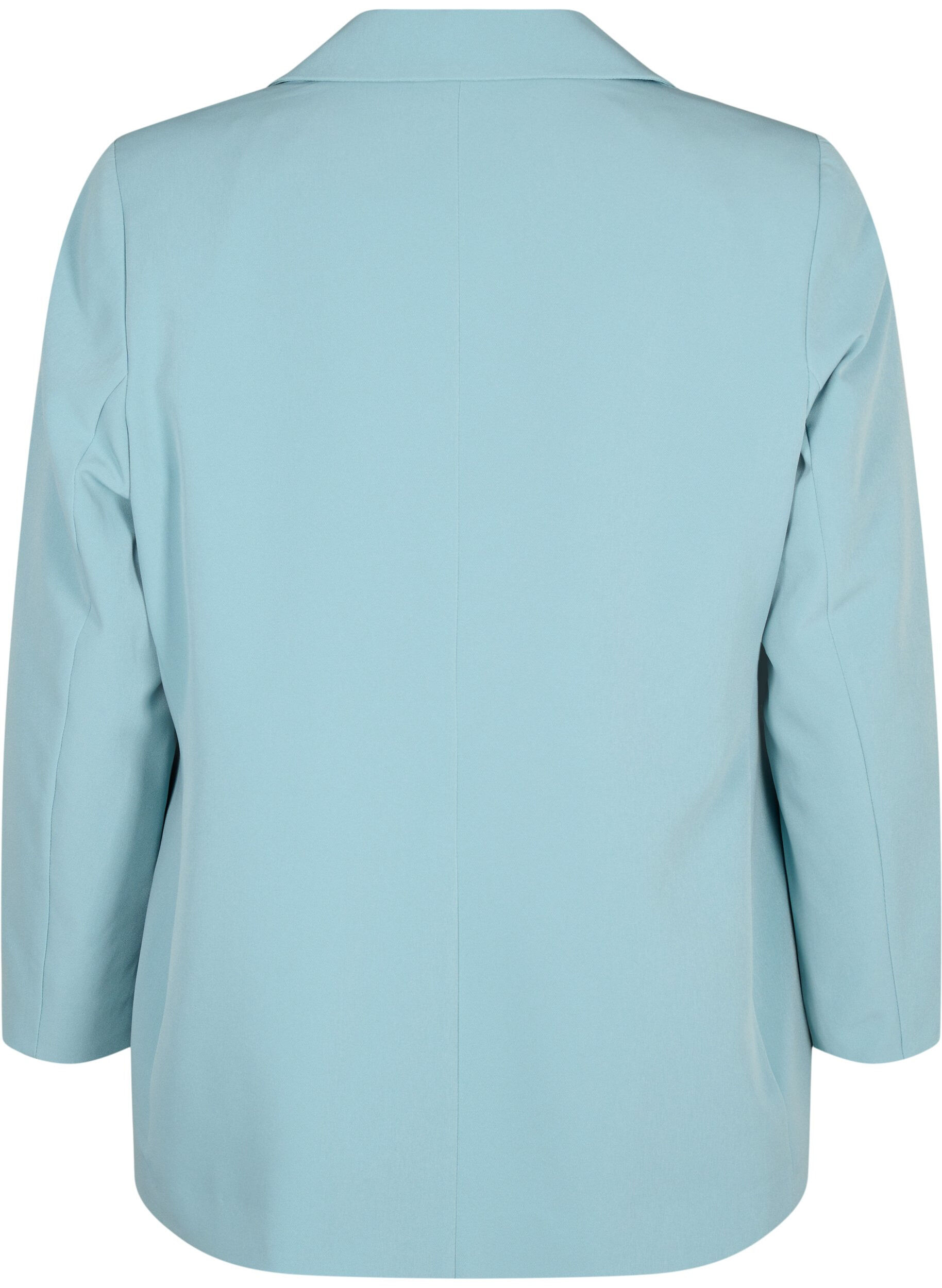 Zizzi Blazer classique avec fermeture &agrave; boutons, Citadel, Packshot image number 1