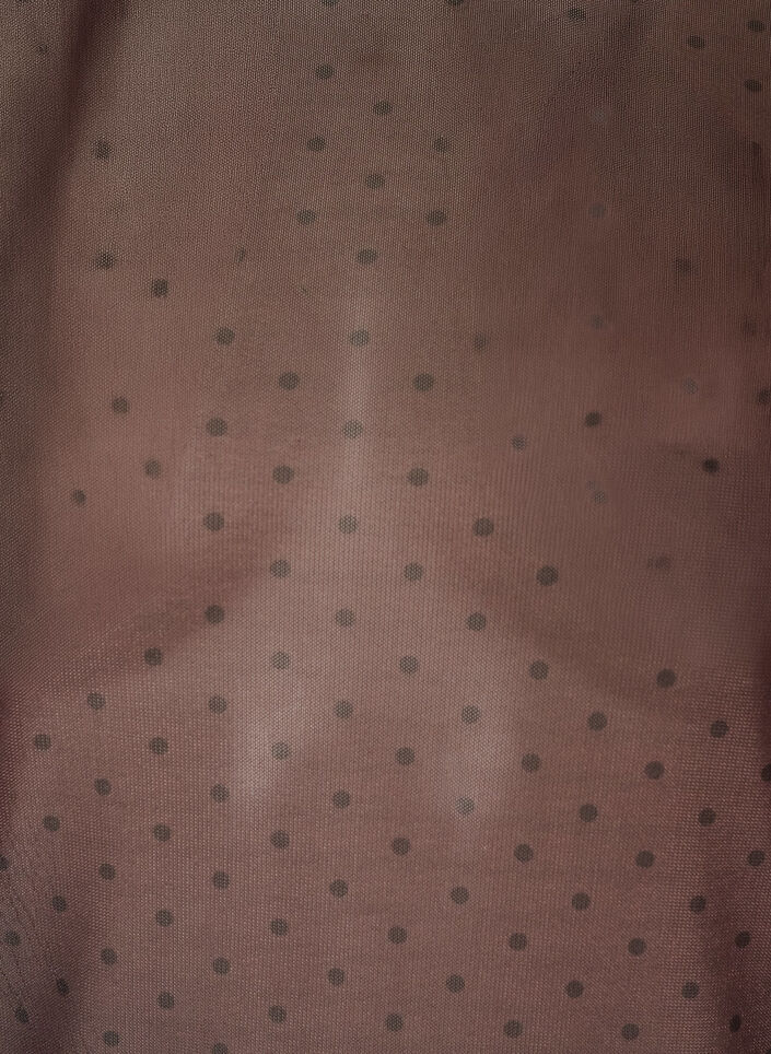 Blouse en maille avec imprim&eacute;, Marron, Packshot image number 2