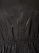 Blouse brillante en viscose &agrave; effet p&eacute;plum, Noir, Packshot image number 2