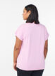 T-shirt de sport couleur unie, Rose, Model image number 2