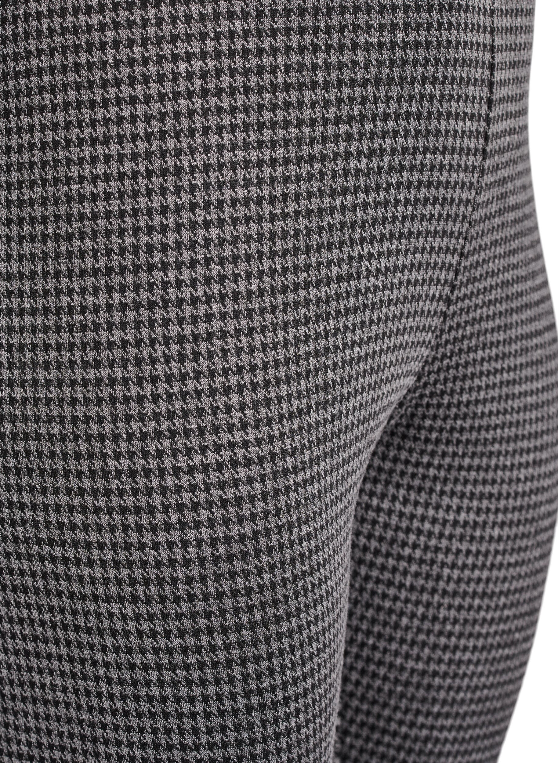 Zizzi Legging &agrave; motifs taille standard, Gris anthracite, Packshot image number 2