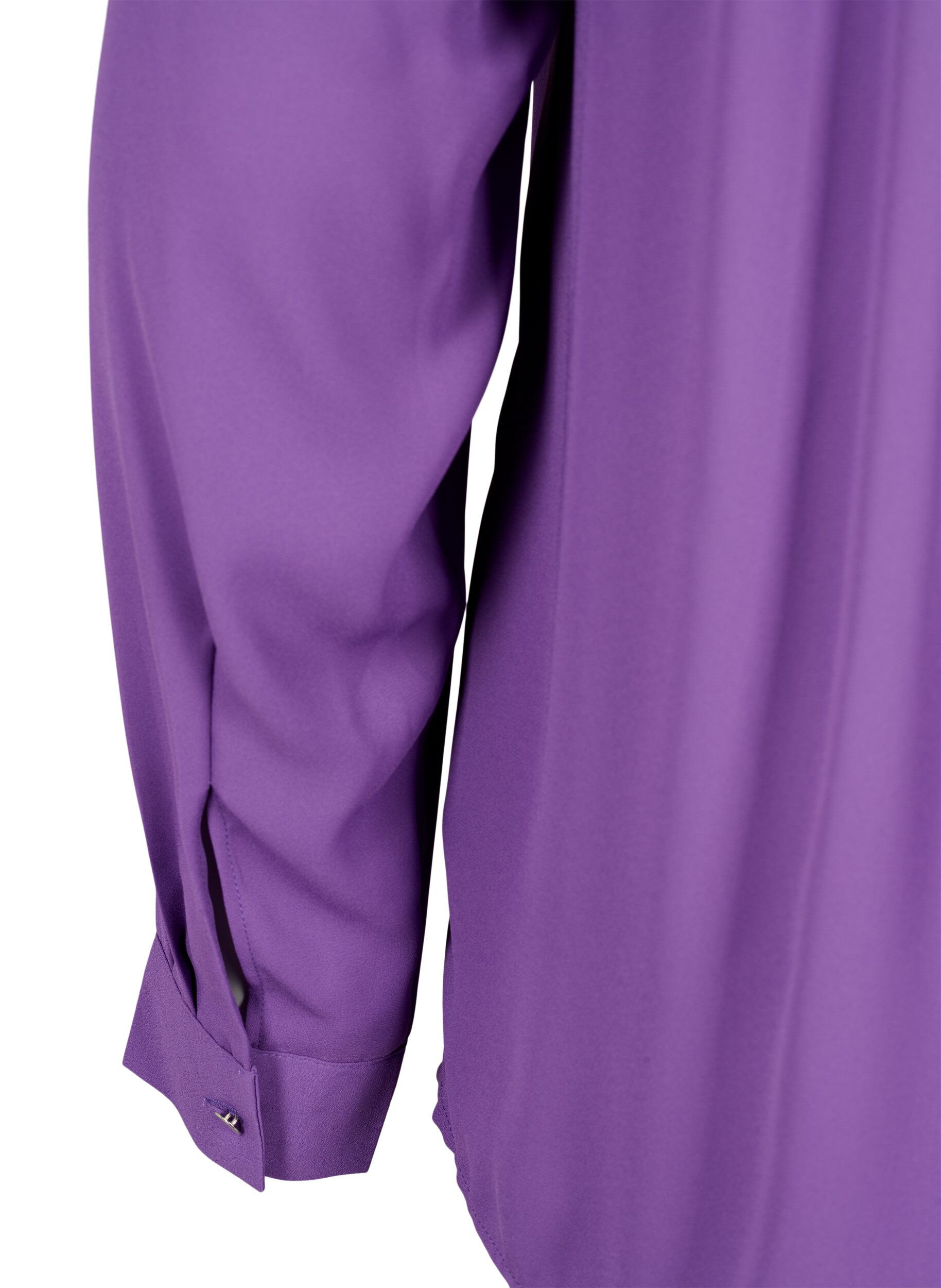 Zizzi Blouse &agrave; manches longues avec des plis &agrave; l'arri&egrave;re, Pansy, Packshot image number 3