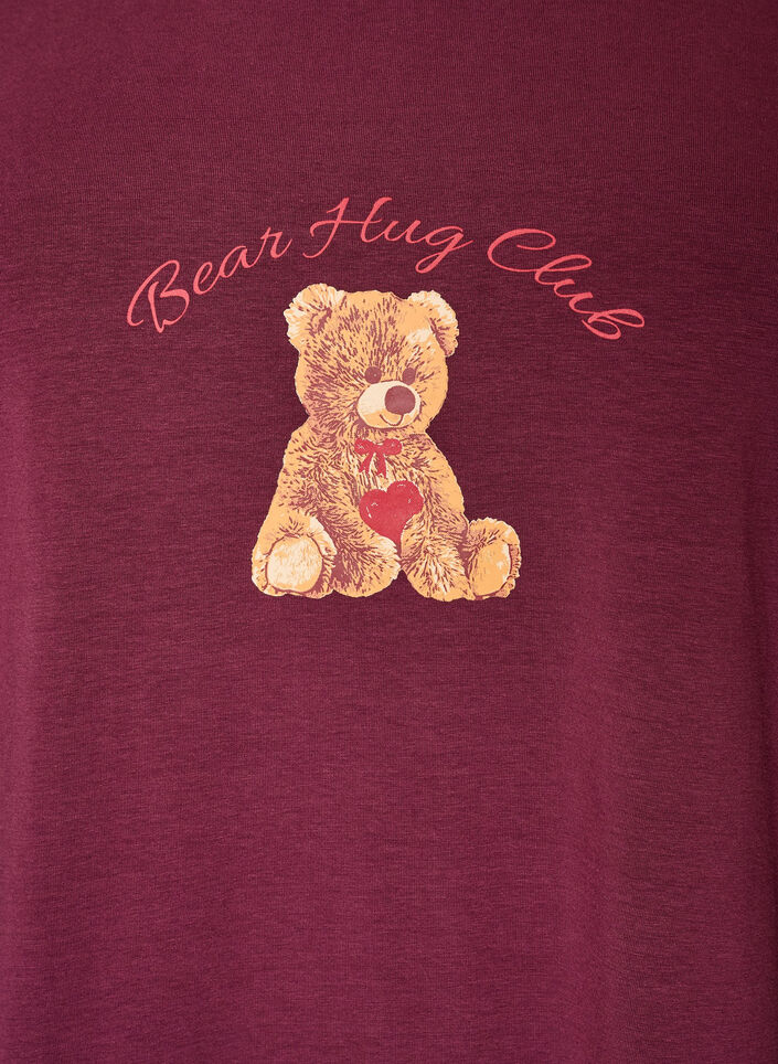 Chemisier de nuit avec imprim&eacute;, 2421, Packshot image number 2