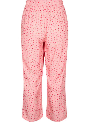 Pantalon ample en viscose imprimé , Pink Icing W. hearts, Packshot image number 1