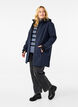 Veste softshell avec capuche amovible, Bleu, Model image number 1