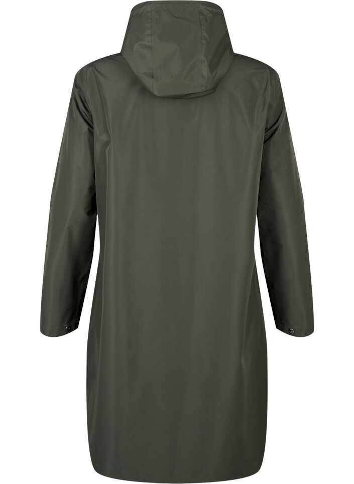 Veste de pluie avec poches et capuche, Vert, Packshot image number 1
