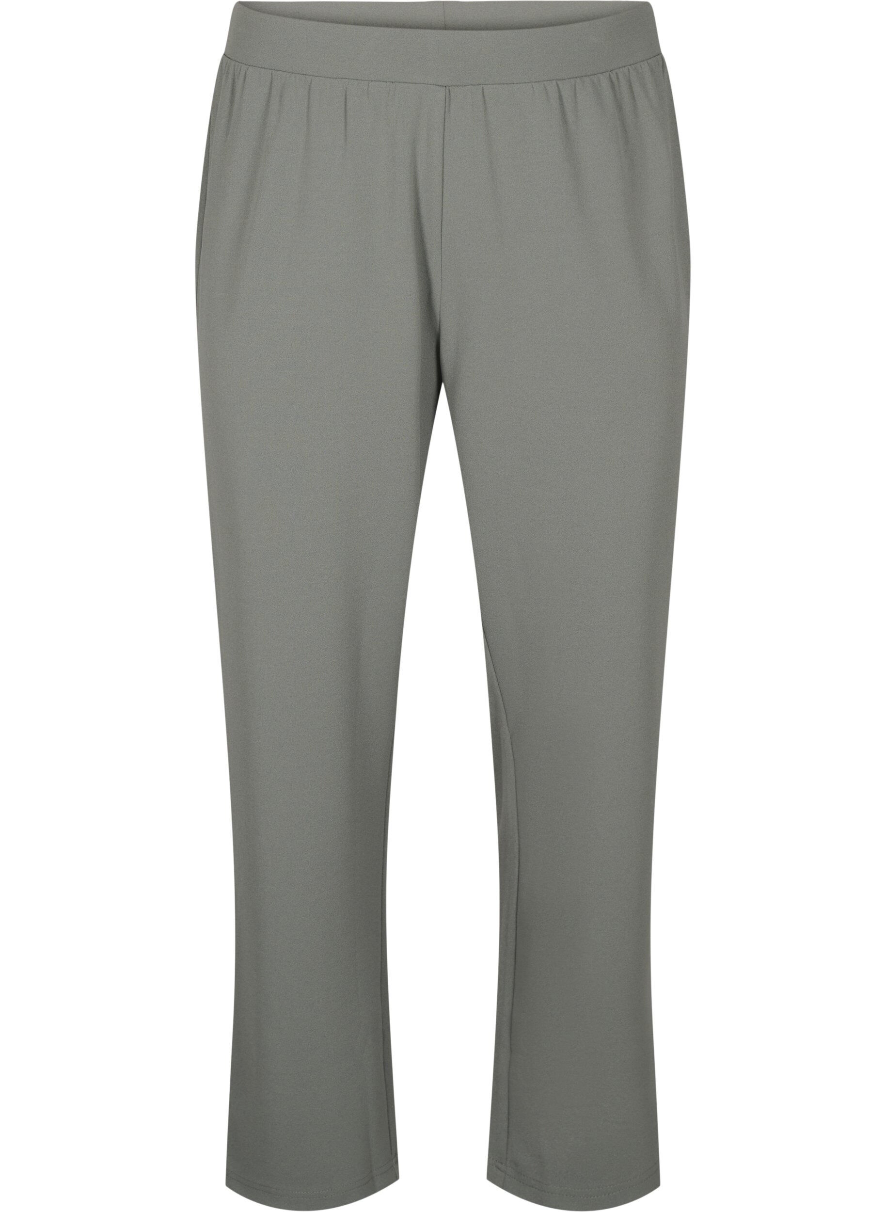 ZizziPantalon &agrave; coupe droite, Gris, Packshot image number 0