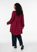 Robe coupe &eacute;vas&eacute;e avec une taille empire, Rouge, Model image number 2