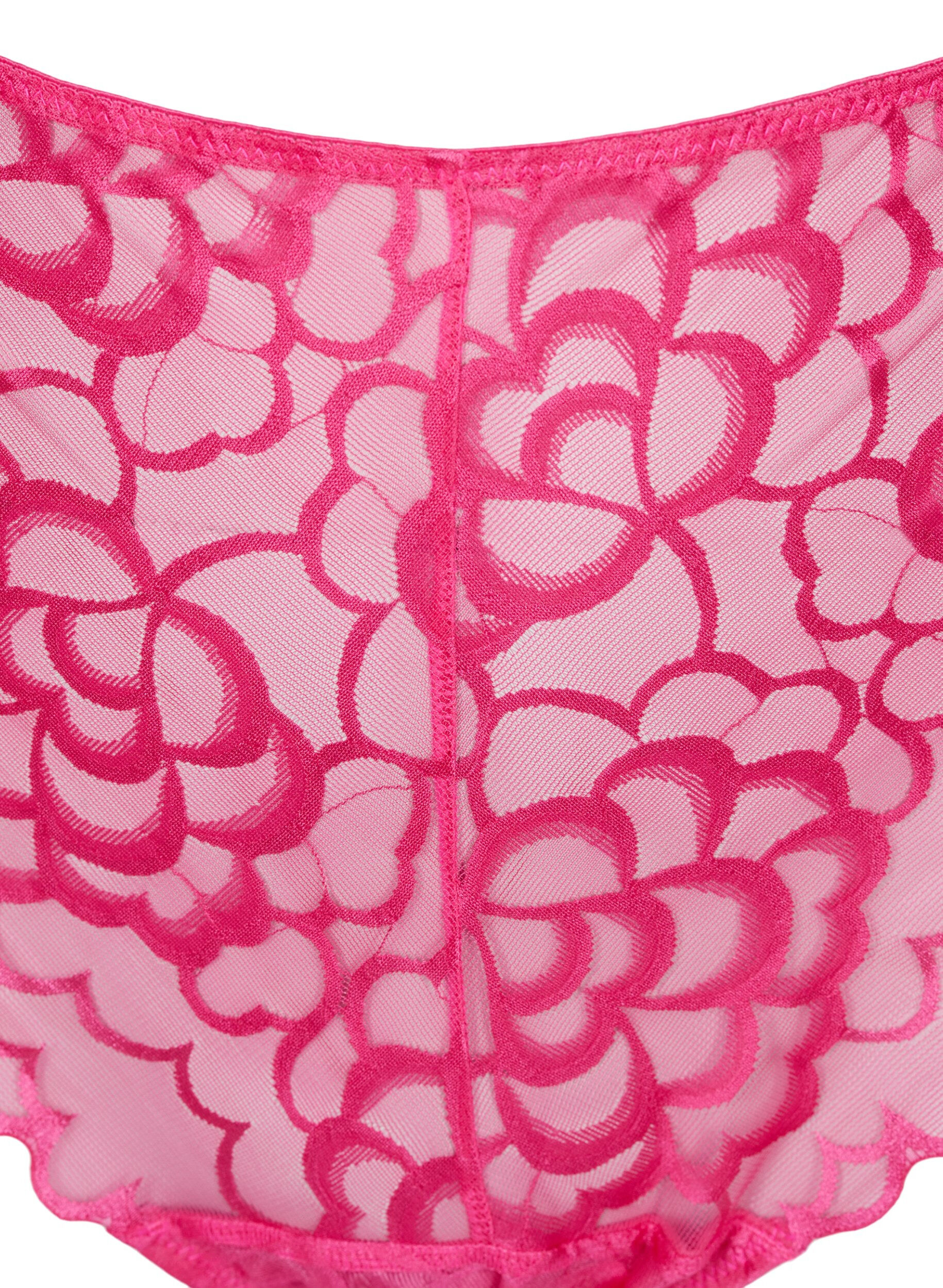 Zizzi String avec dentelle et taille r&eacute;guli&egrave;re, Jazzy, Packshot image number 2