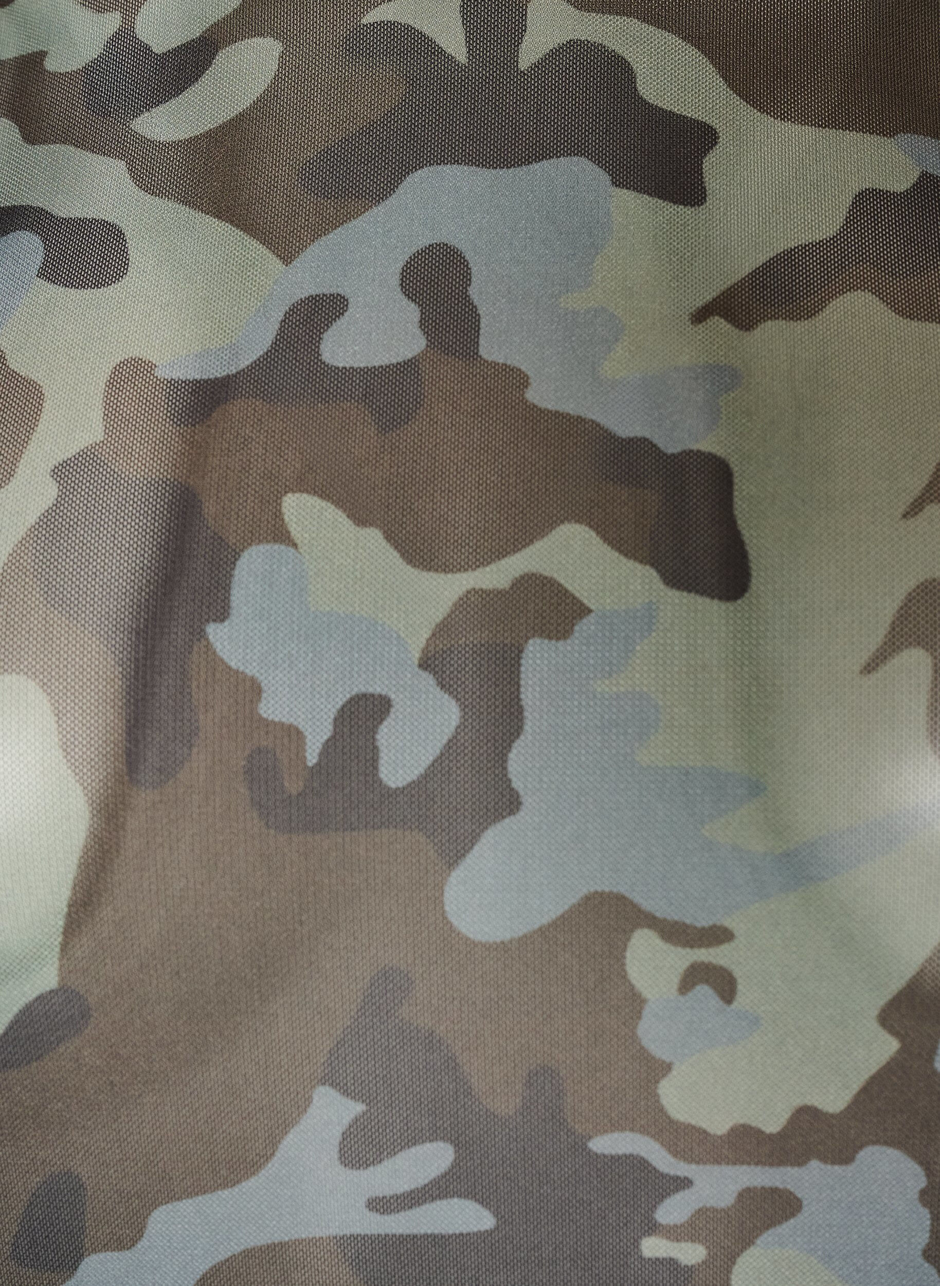 ZizziBlouse en maille avec imprim&eacute;, Vert Kaki, Packshot image number 2