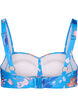Haut de bikini imprimé, Bright Blue Print, Packshot image number 1