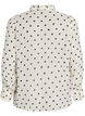Blouse en viscose &agrave; col &agrave; volants, Blanc, Packshot image number 1