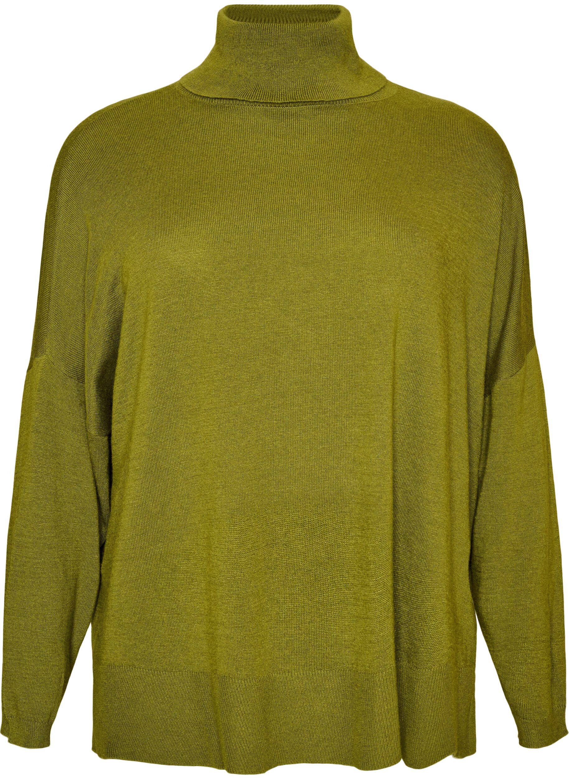 Pull &agrave; col roul&eacute; &agrave; coupe ample