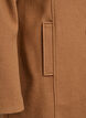 Manteau court &agrave; la coupe &eacute;vas&eacute;e, Marron, Packshot image number 3