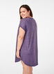 Chemise de nuit &agrave; manches courtes avec imprim&eacute; de texte, , Model image number 2