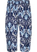 Pantalon culotte en viscose avec imprimé, Blue Ethnic AOP, Packshot image number 0