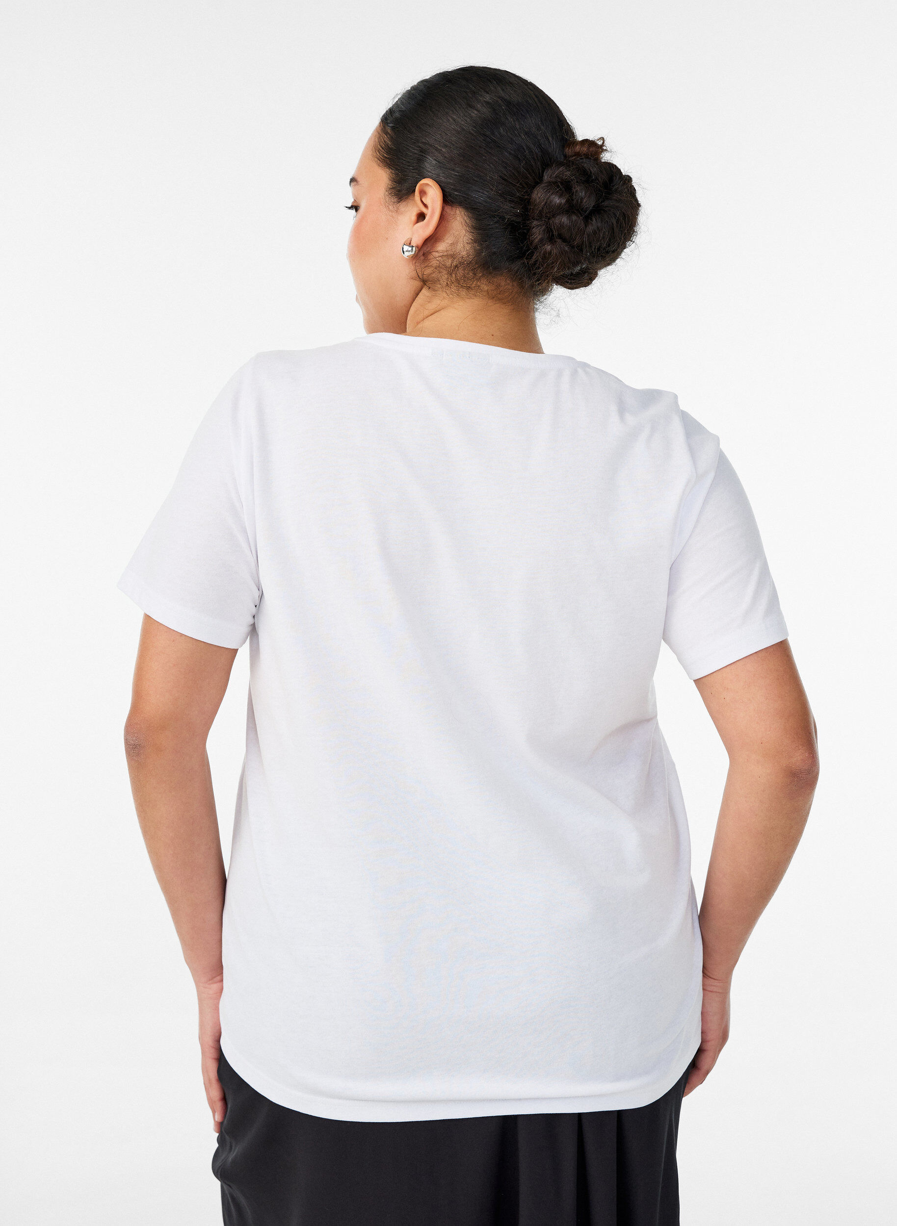 ZizziT-shirt imprim&eacute;, Blanc, Model image number 2