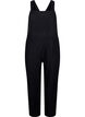 Salopettes en lin mélangé, Black, Packshot image number 0