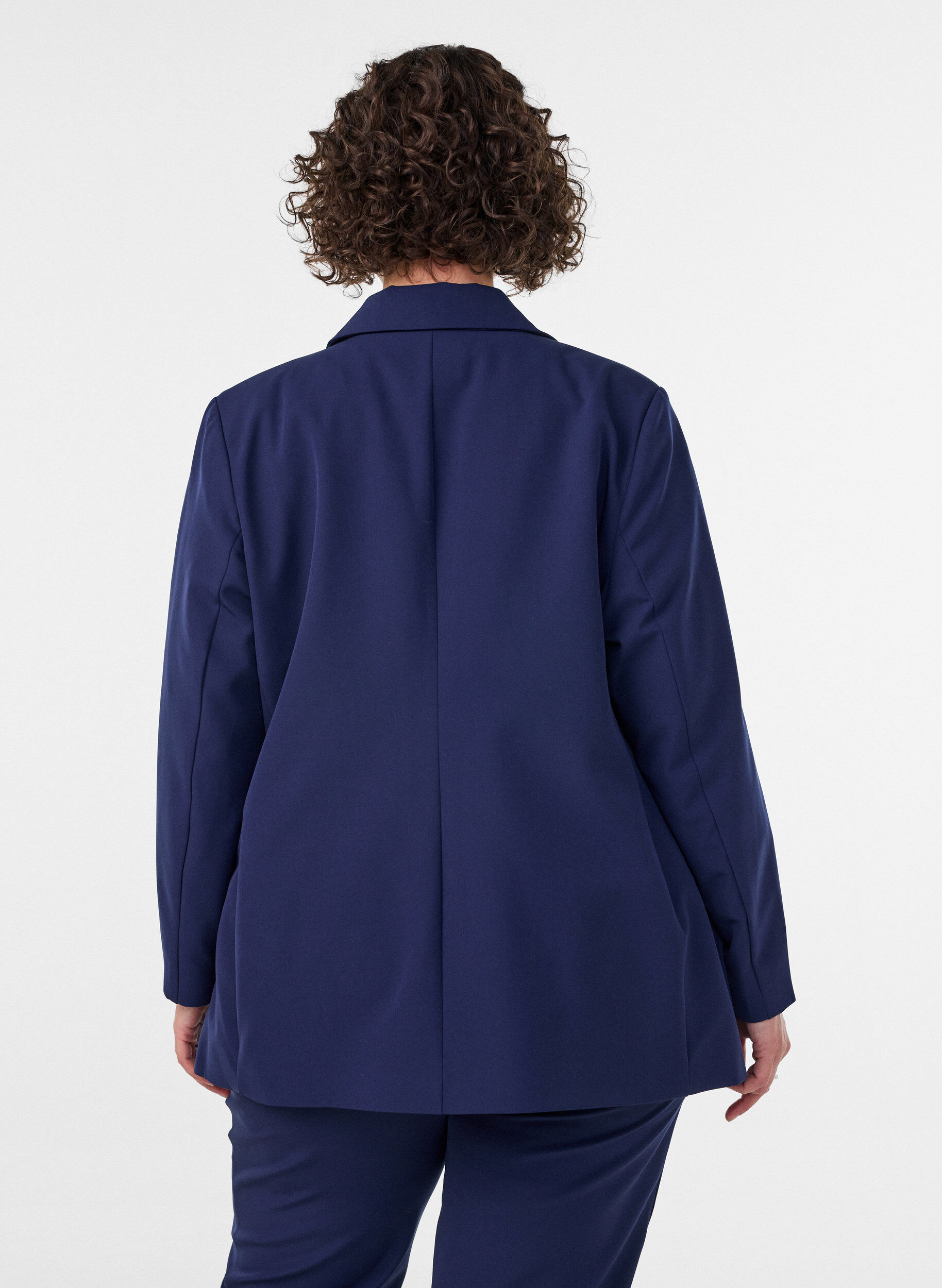 ZizziBlazer classique avec fermeture boutonn&eacute;e, Bleu, Model image number 2