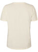 T-shirt en coton avec imprim&eacute;, Vanille, Packshot image number 1