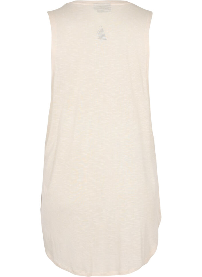 Top d'entraînement sans manches en viscose, Lilac Ash w. BlackP., Packshot image number 1