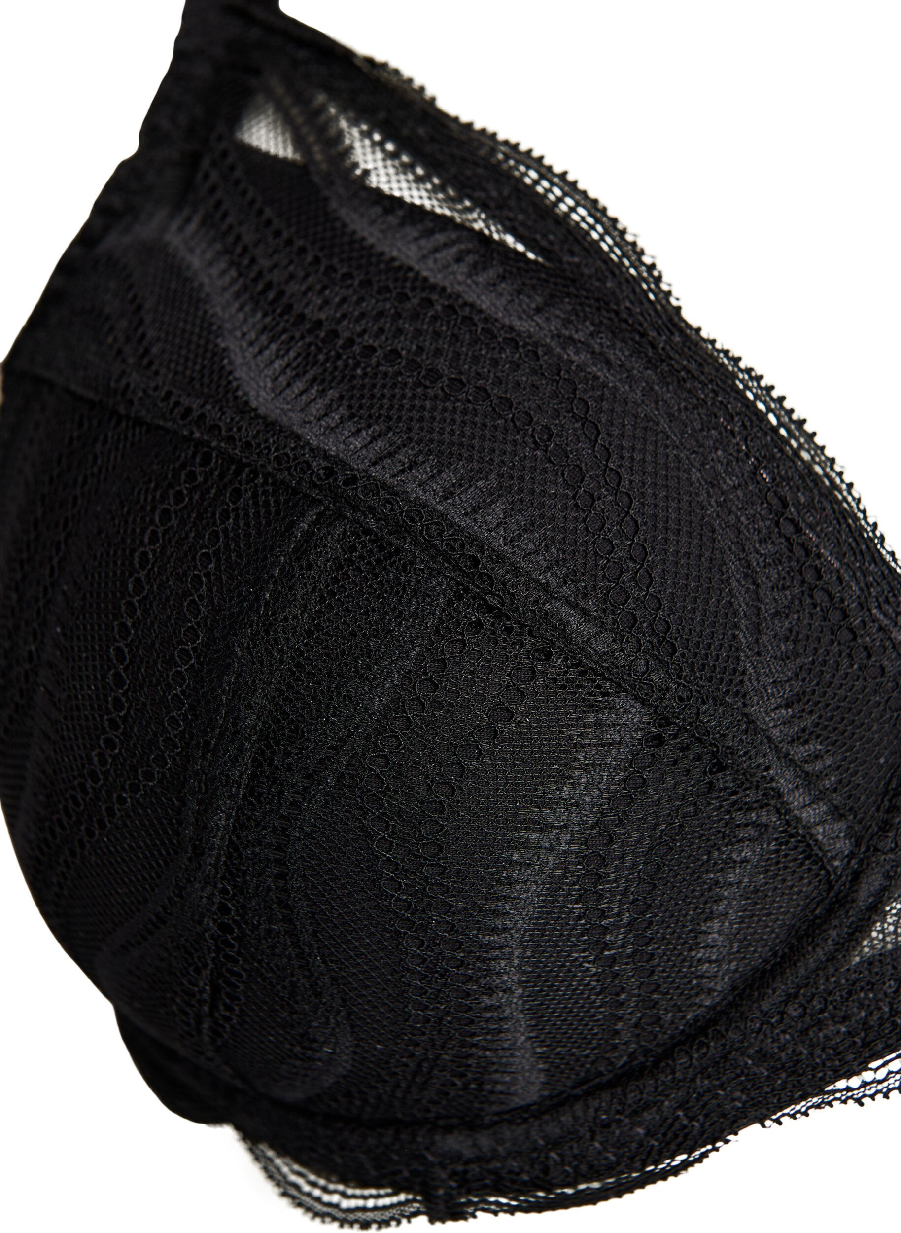 Zizzi Soutien-gorge rembourr&eacute; en dentelle, Noir, Packshot image number 2