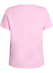 T-shirt dot&eacute; de boutons, Rose, Packshot image number 1