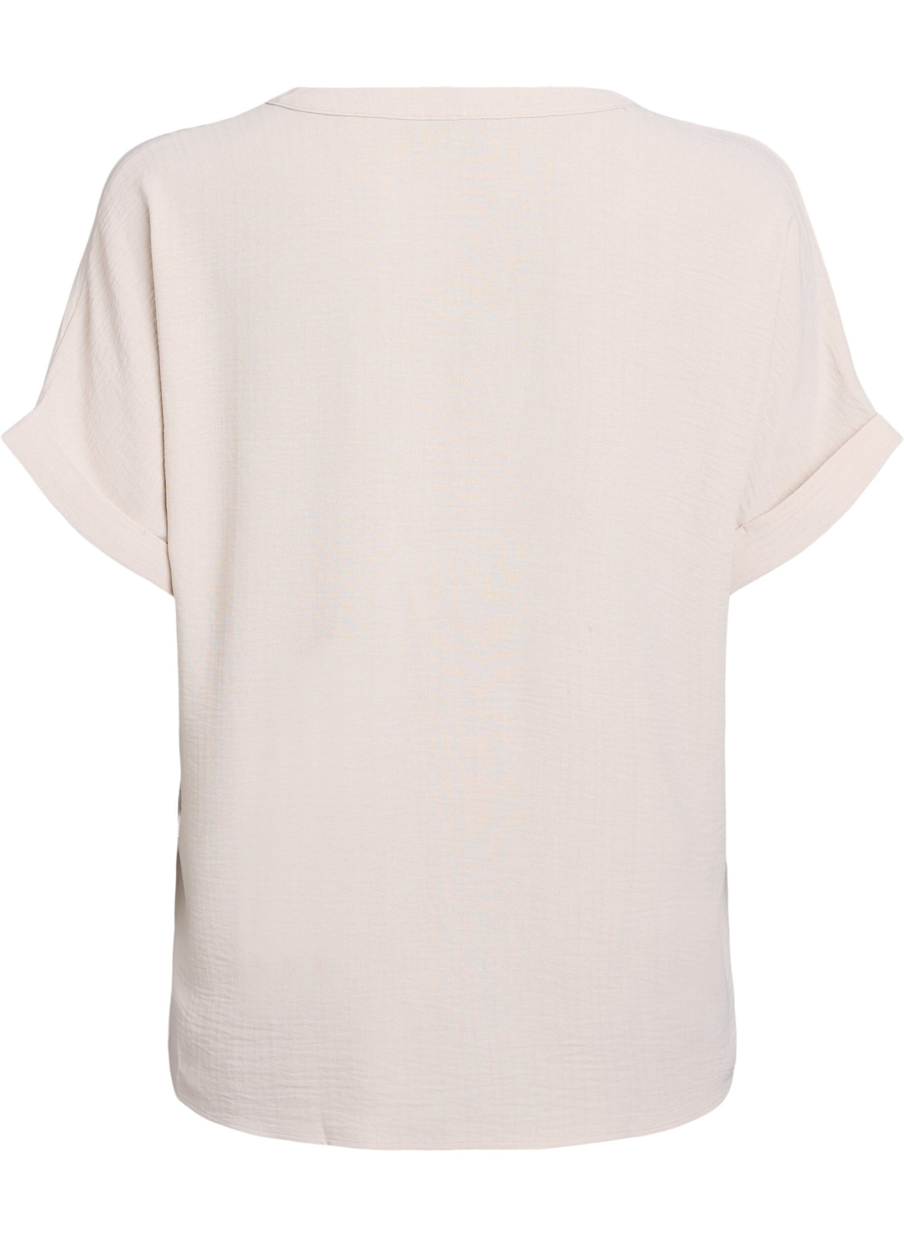ZizziChemisier ample &agrave; manches courtes, Beige, Packshot image number 1