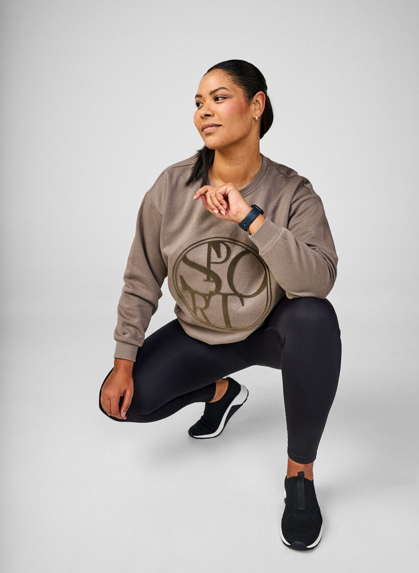 CORE, Leggings de sport anti-transparence avec poche, Noir, Image image number 0