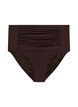 Bas de bikini &agrave; taille haute, Marron, Packshot image number 0