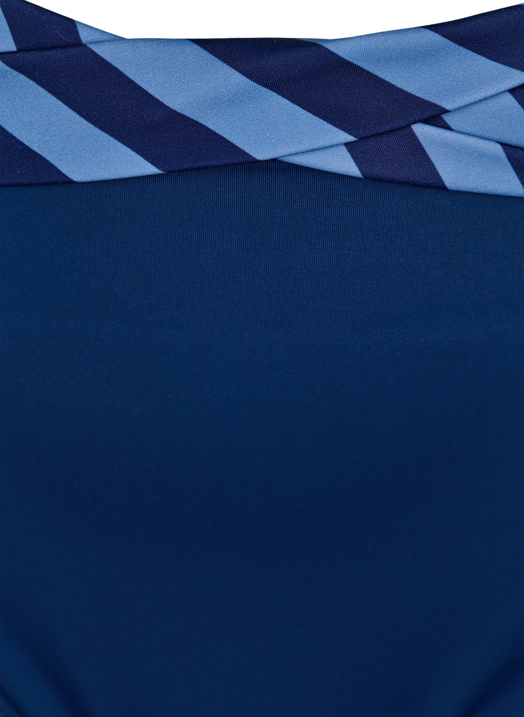 ZizziBas de bikini avec d&eacute;tails cache-c&oelig;ur, Bleu, Packshot image number 2