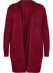 Cardigan en tricot c&ocirc;tel&eacute; avec poches, Bordeaux, Packshot image number 0
