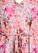 Robe longue en mousseline avec d&eacute;collet&eacute; en V et ourlet &agrave; volants, , Packshot image number 2