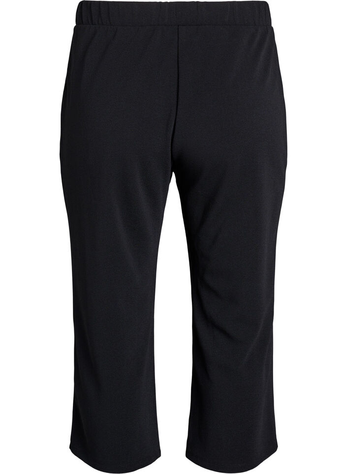Pantalon ample avec longueur 7/8, Noir, Packshot image number 1