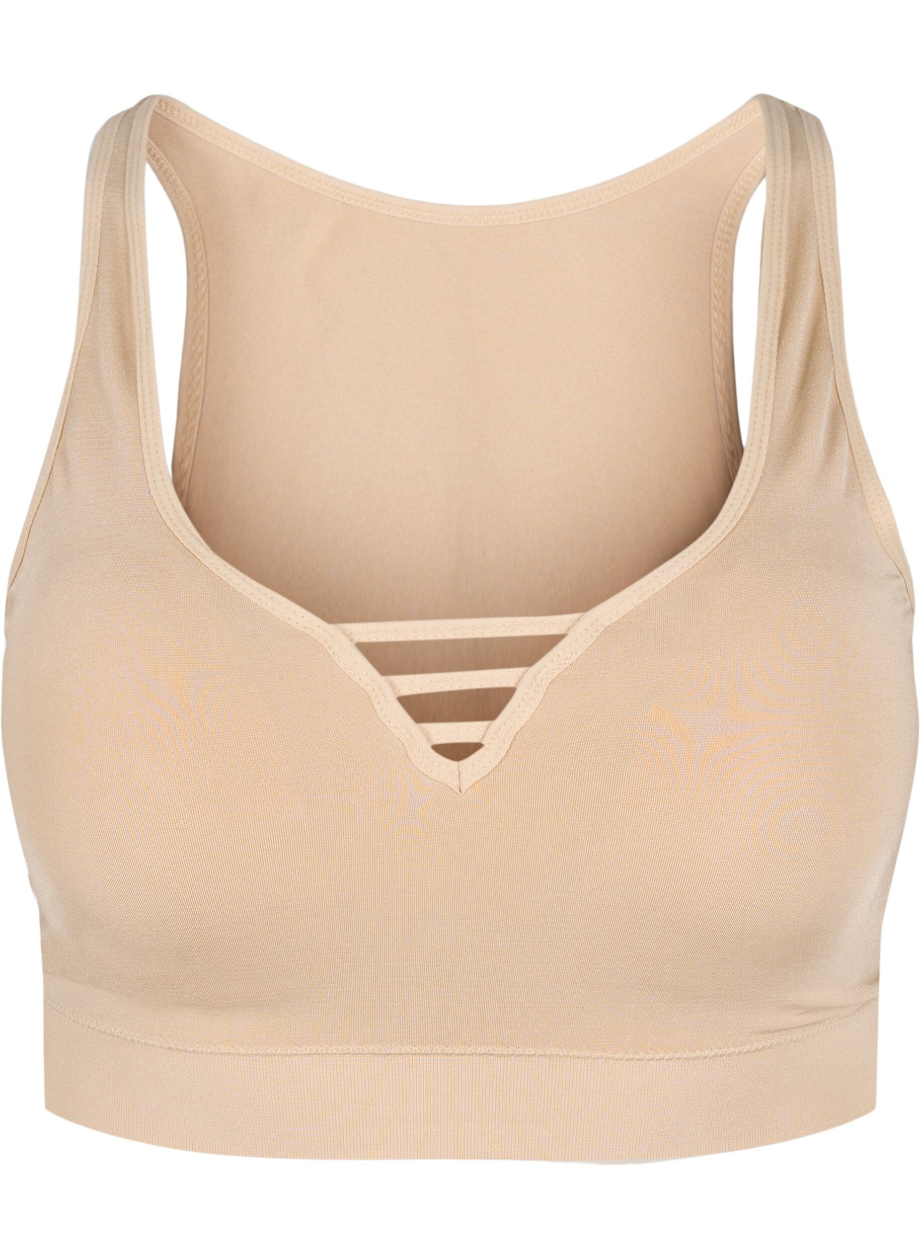 Zizzi Soutien-gorge l&eacute;g&egrave;rement rembourr&eacute; avec d&eacute;tails , Nude, Packshot image number 0