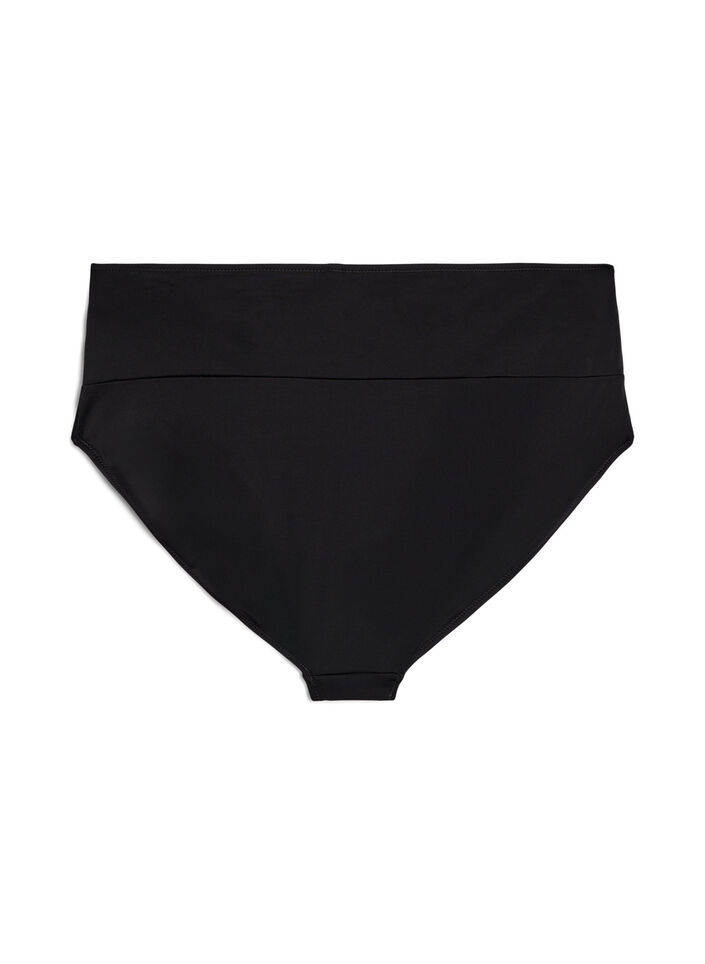 Culotte de bikini avec détail croisé, Noir, Packshot image number 1
