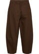 Jean barrel avec taille haute et ceinture &eacute;lastique, Marron, Packshot image number 1