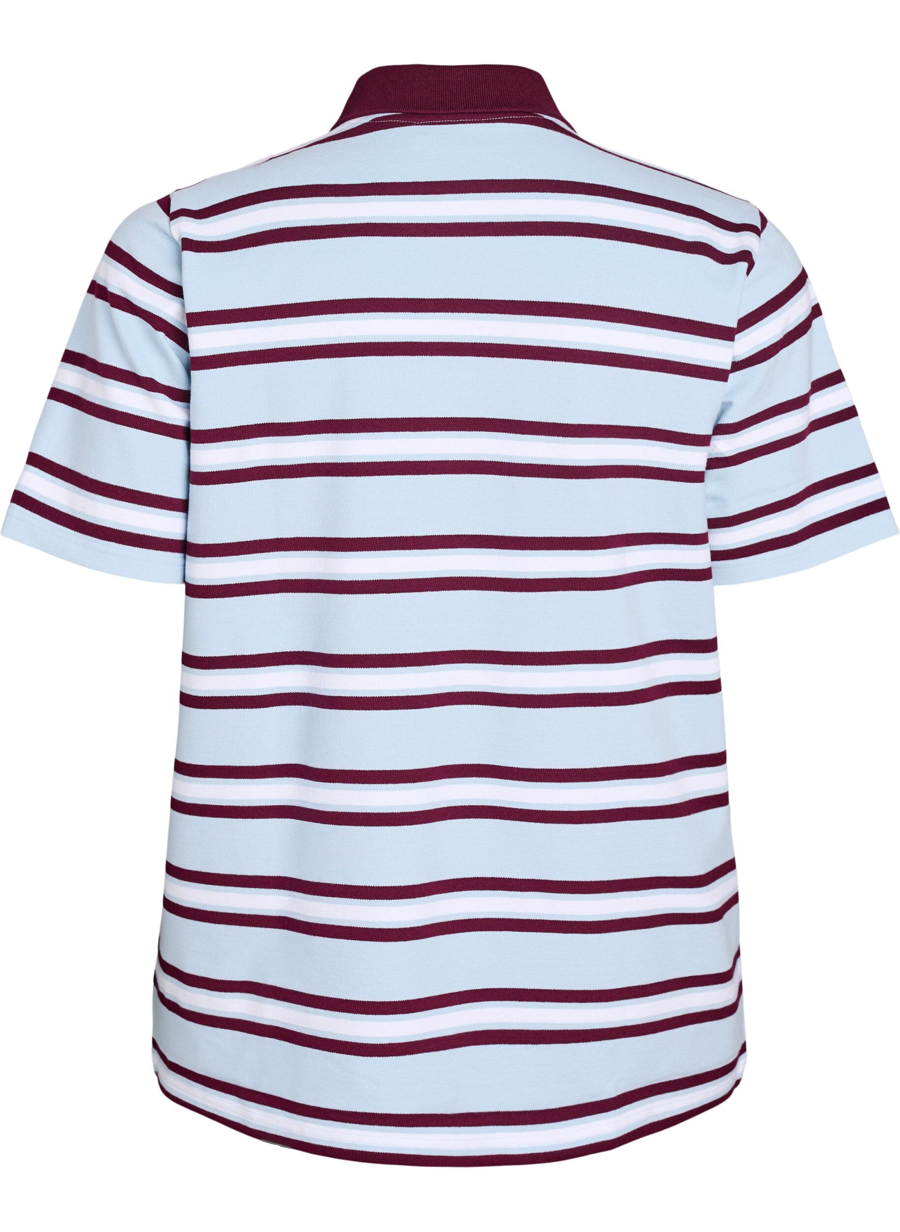 Zizzi Polo &agrave; manches courtes, Bleu Clair, Packshot image number 1